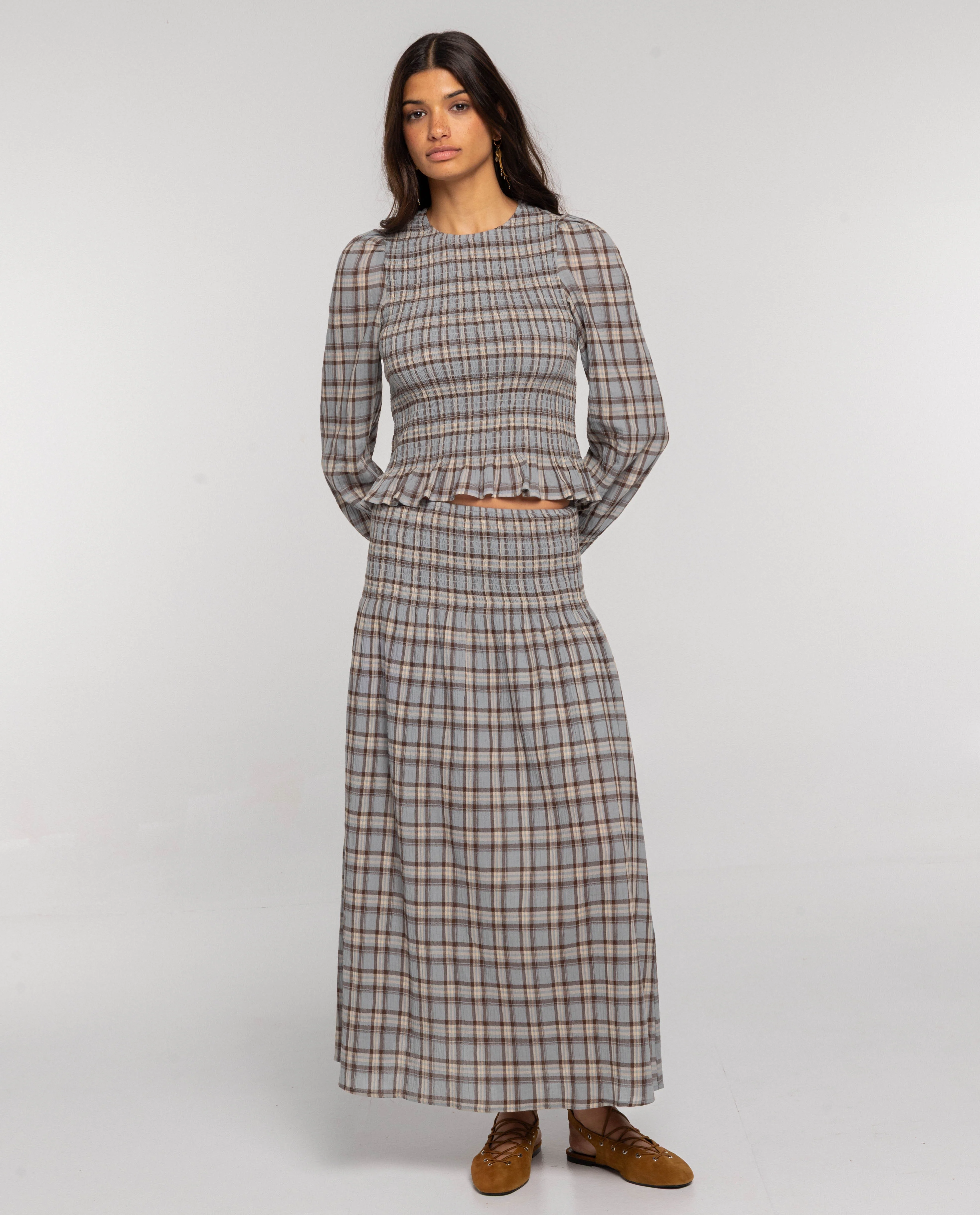 BLUSA AFTER SOLSTICE · CUADROS - Image 13