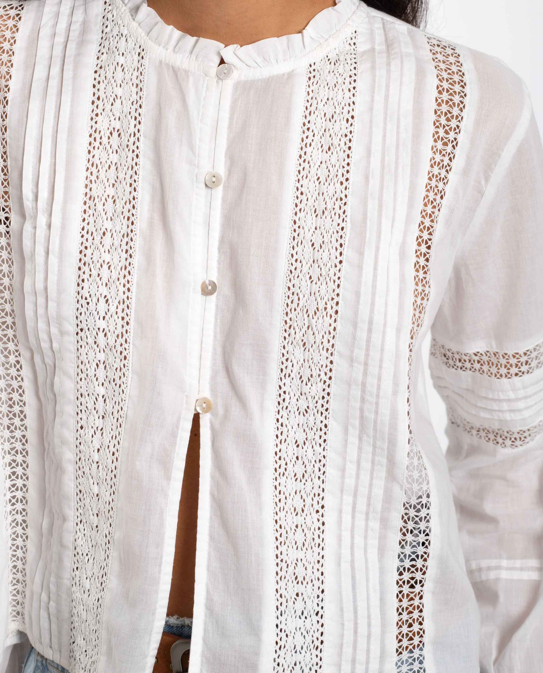 BLUSA CHASING MOMENTS · BLANCO - Image 5
