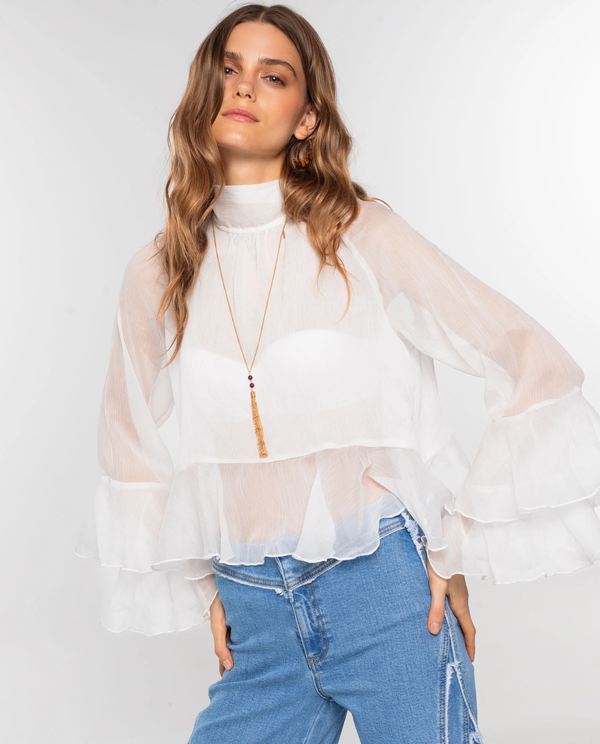 BLUSA ROMANCE CLUB · BLANCO - Image 8