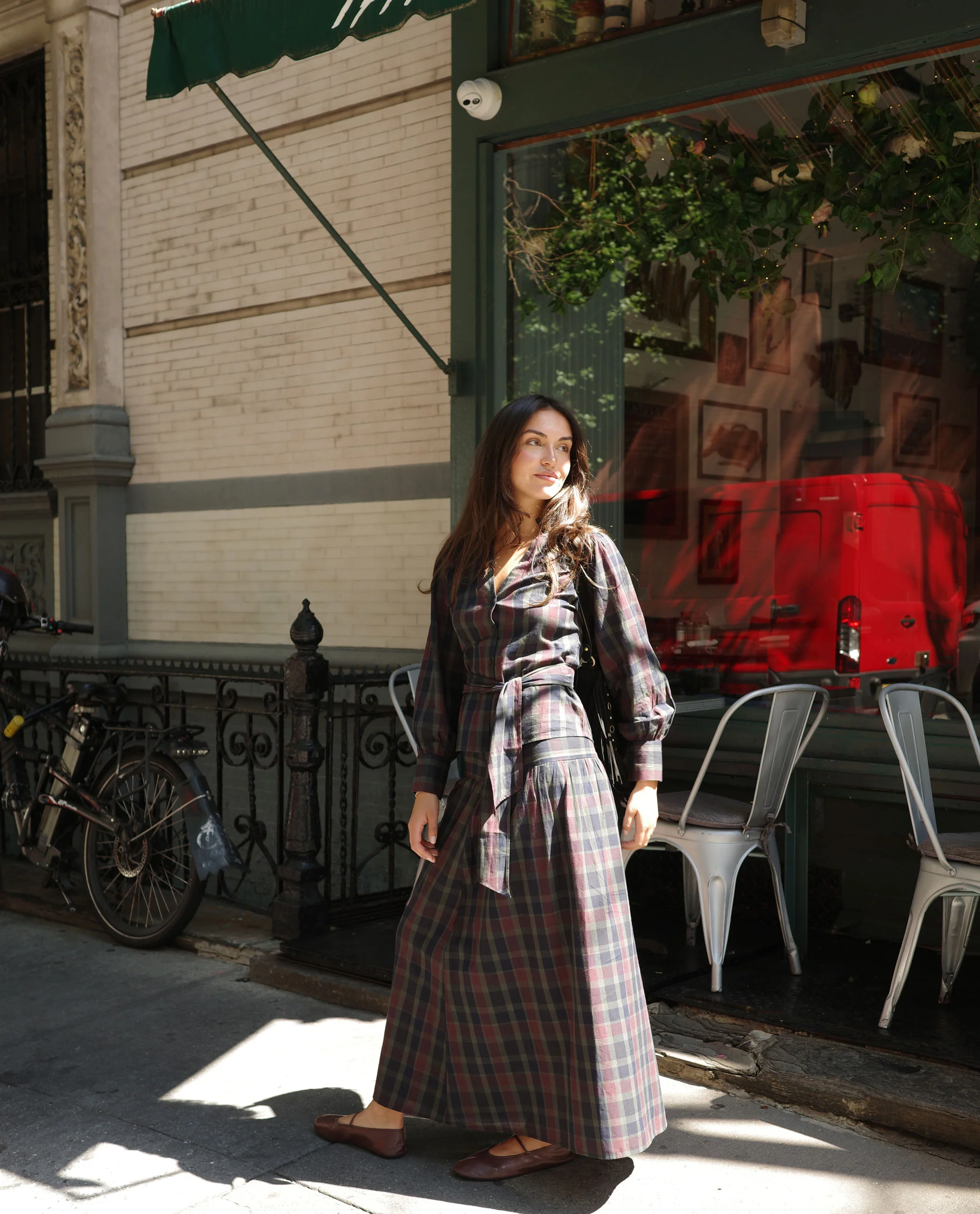 BLUSA TALK LATER · CUADROS TARTÁN - Image 11