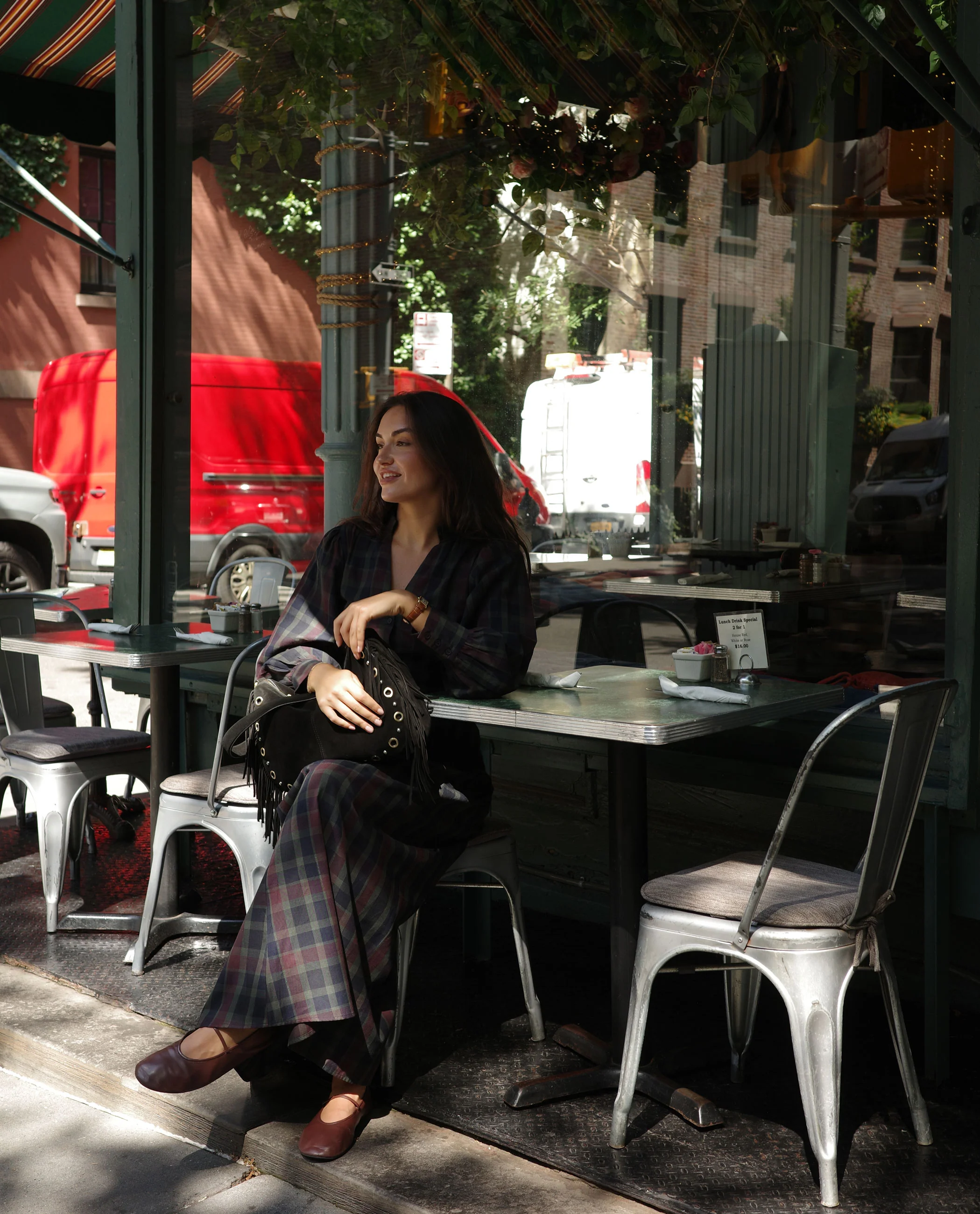 BLUSA TALK LATER · CUADROS TARTÁN - Image 12