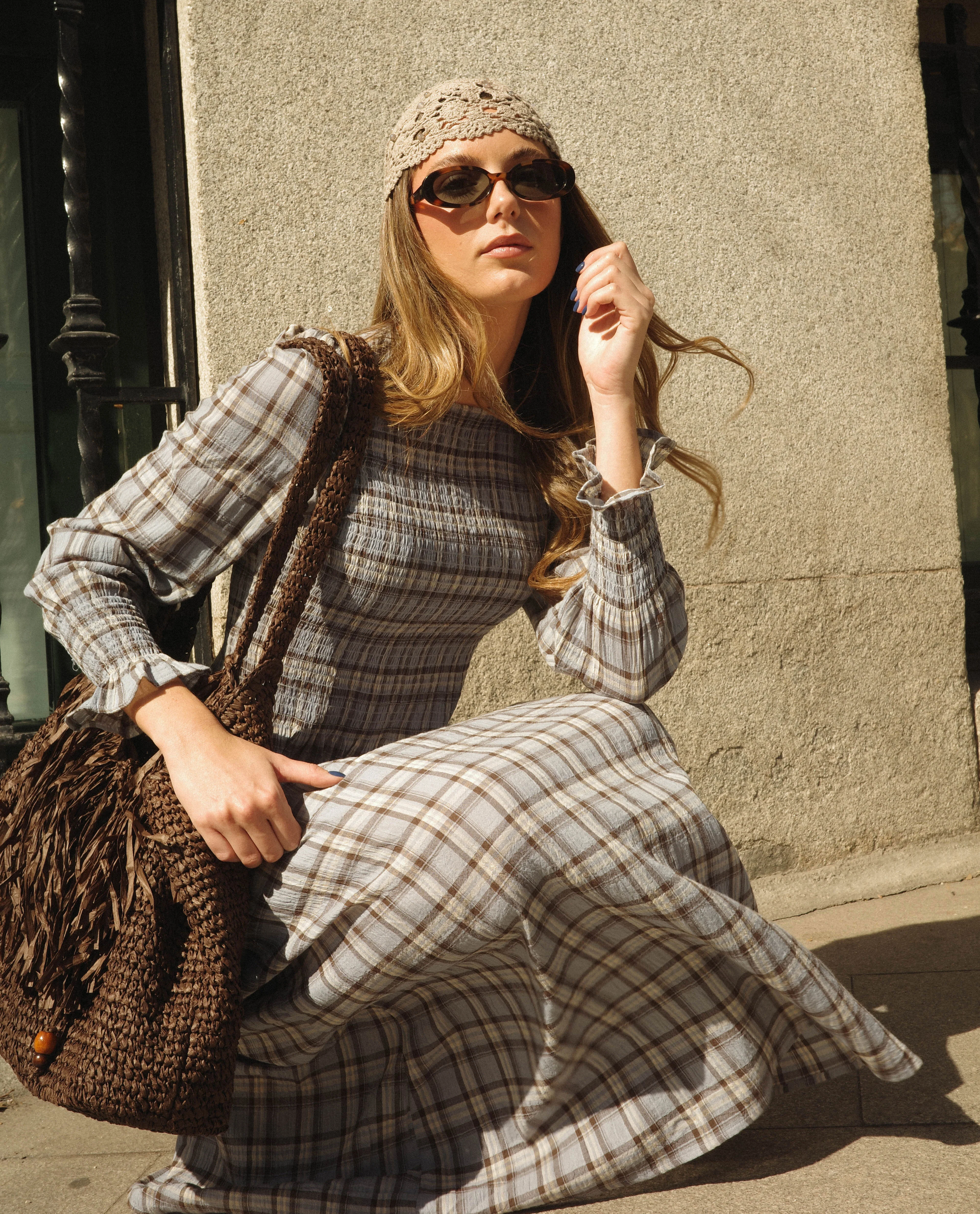 BLUSA AFTER SOLSTICE · CUADROS - Image 7