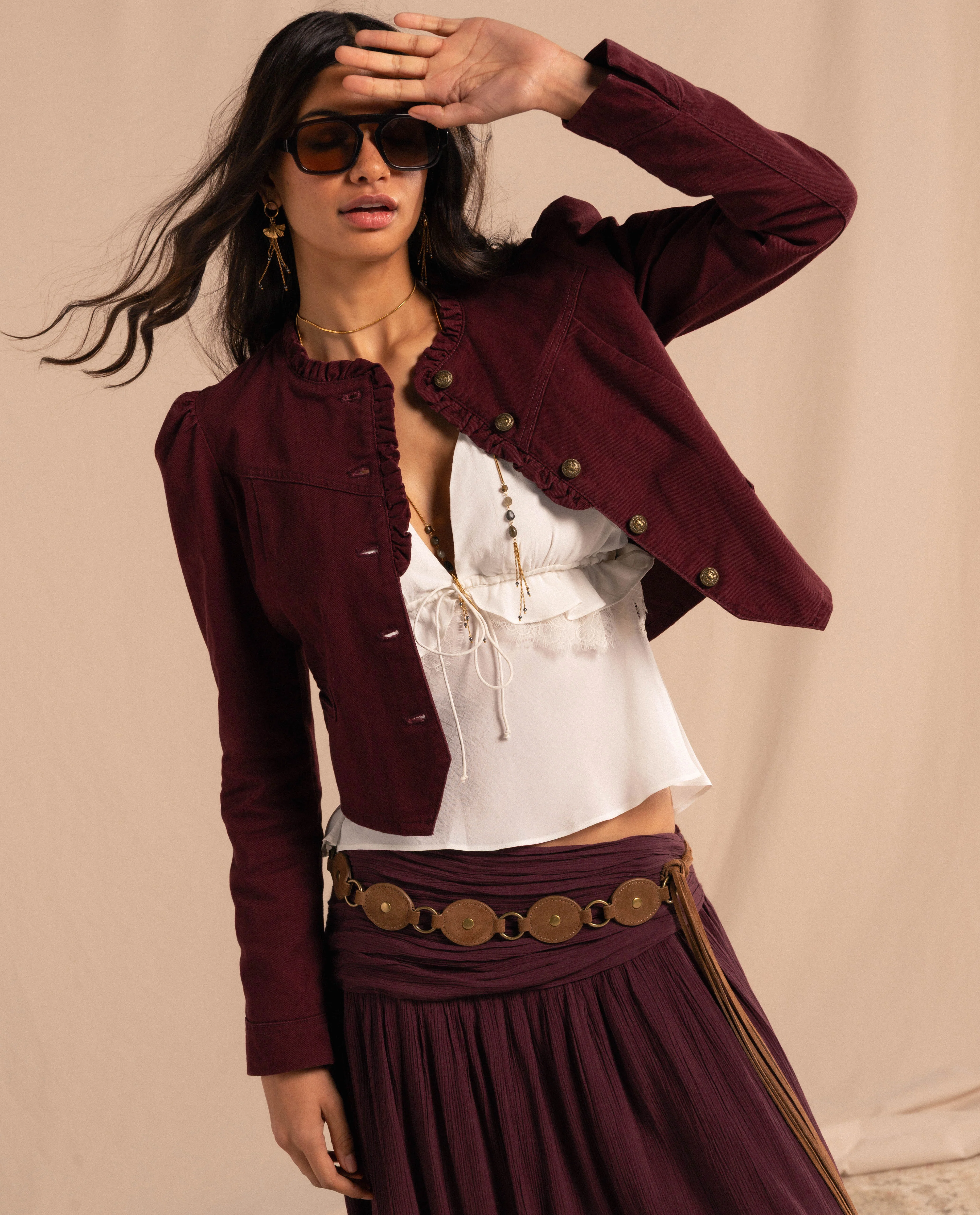 CHAQUETA HOURS WE FOUND · CIRUELA - Image 10