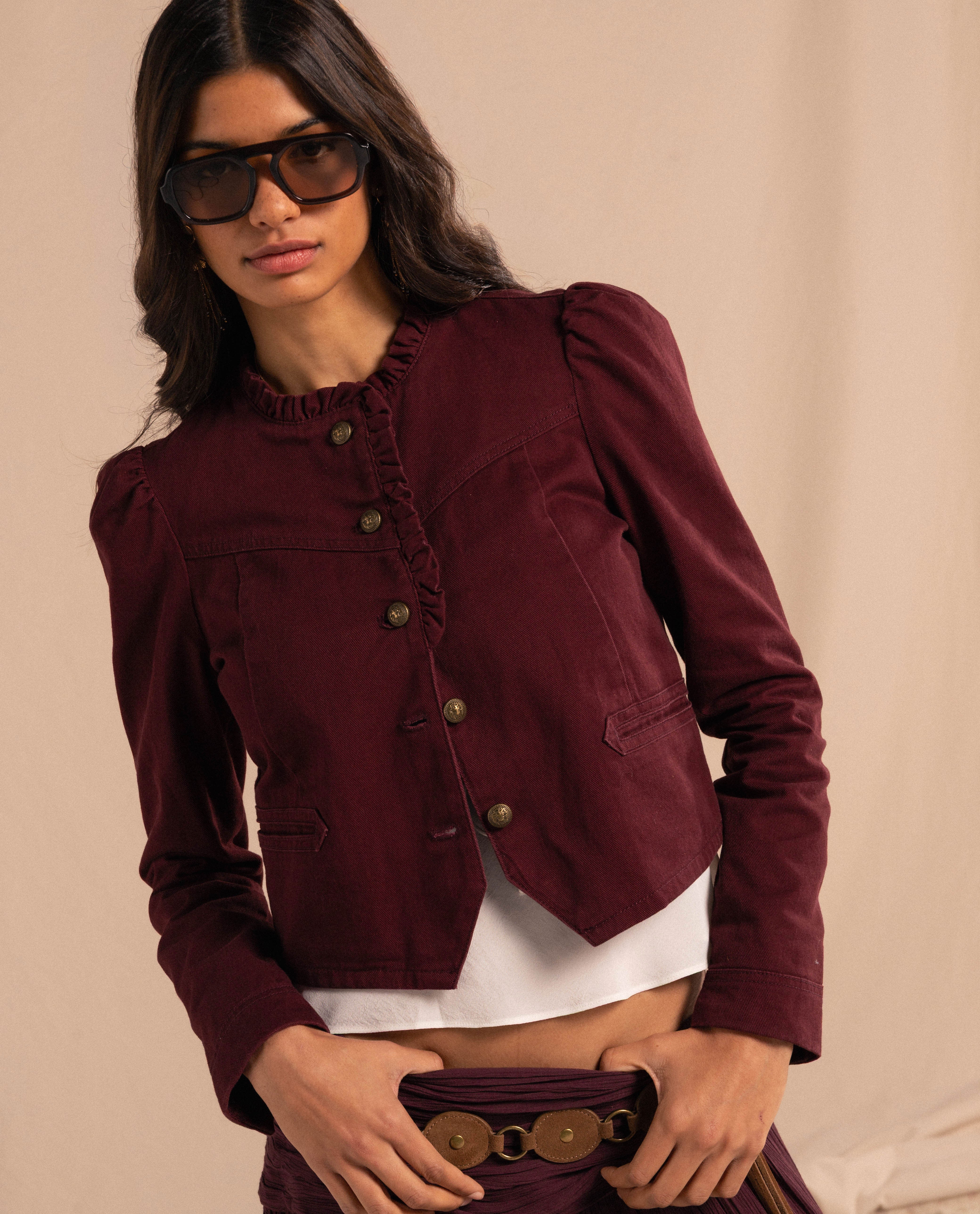 CHAQUETA HOURS WE FOUND · CIRUELA - Image 6