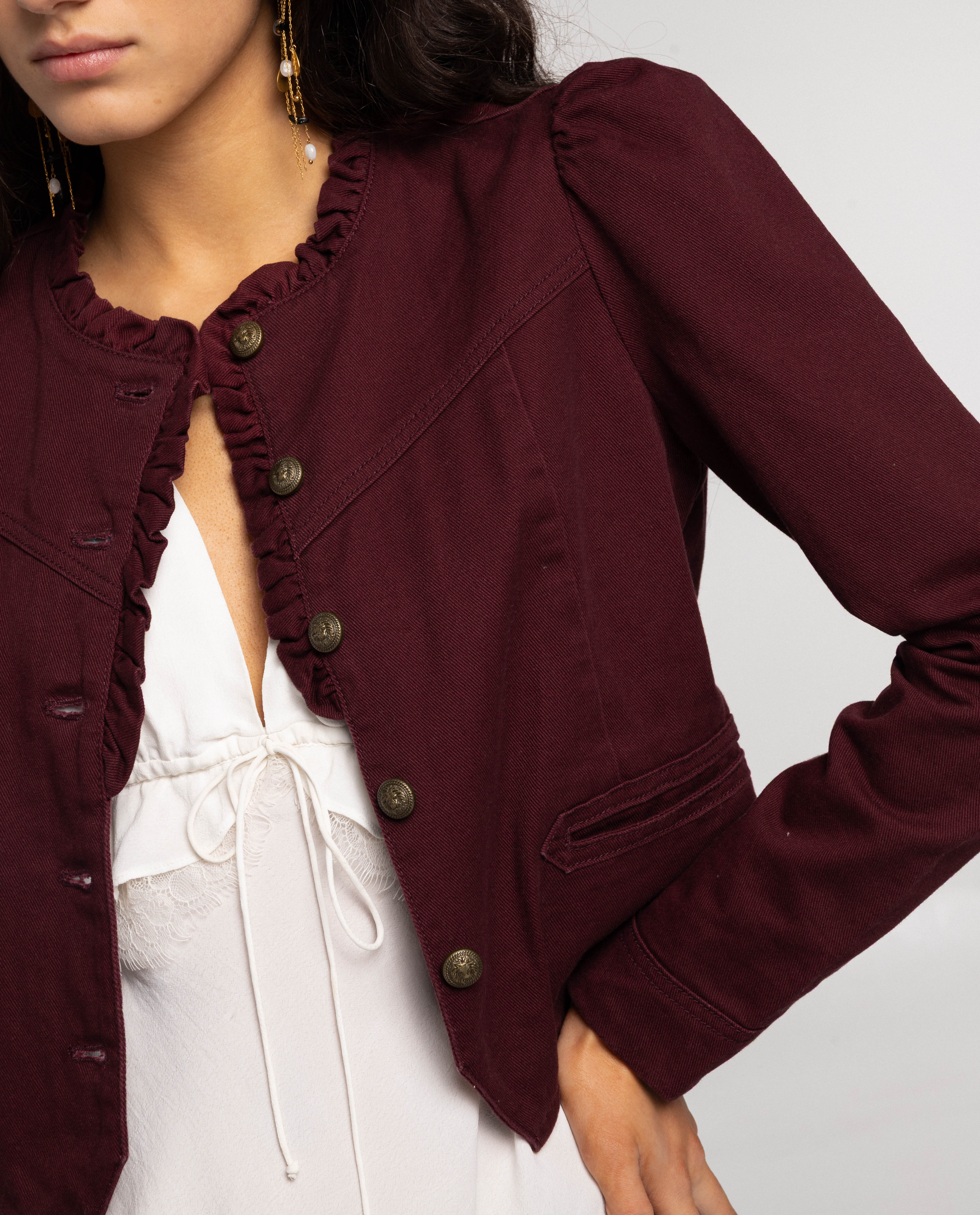 CHAQUETA HOURS WE FOUND · CIRUELA - Image 7