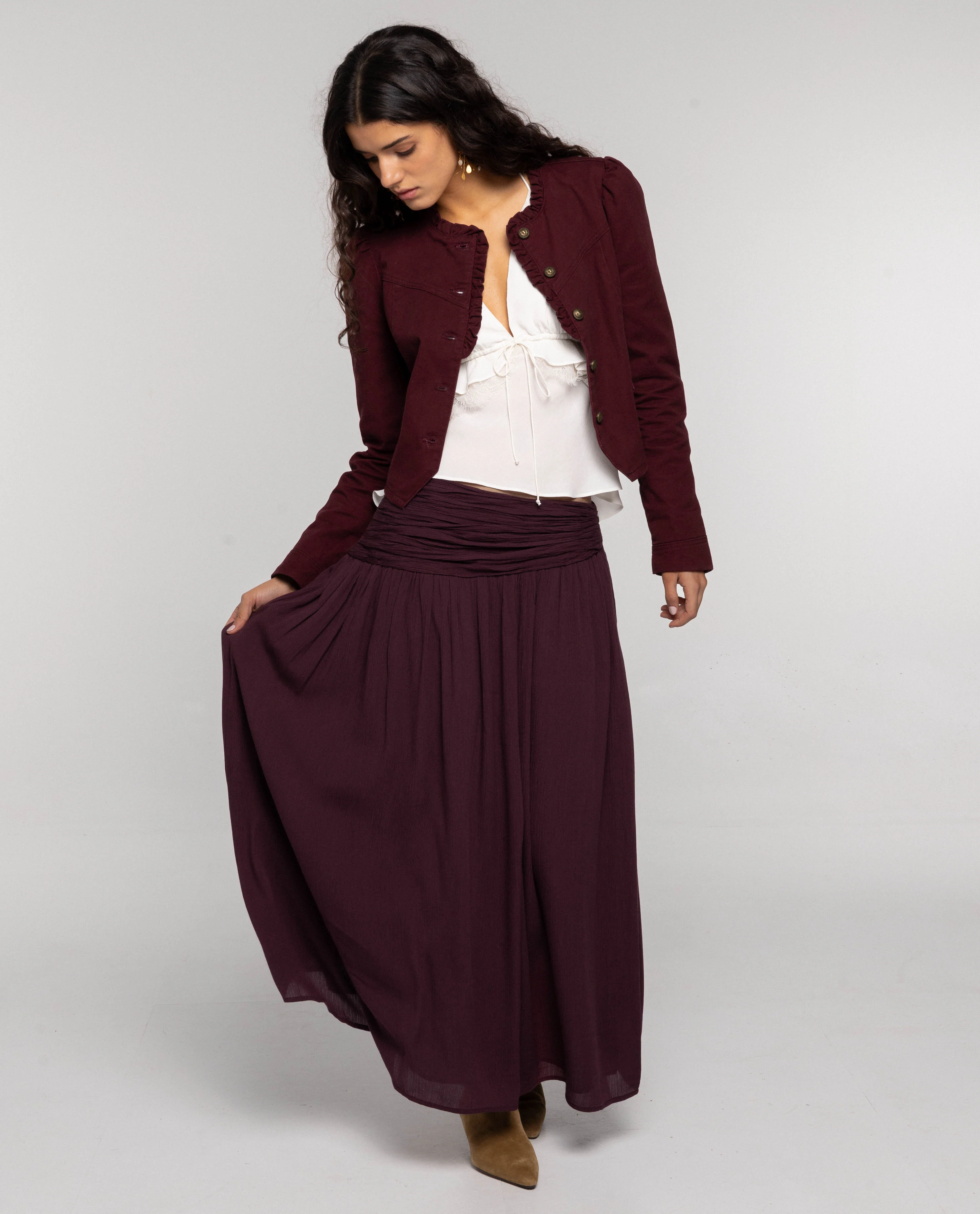 CHAQUETA HOURS WE FOUND · CIRUELA - Image 8