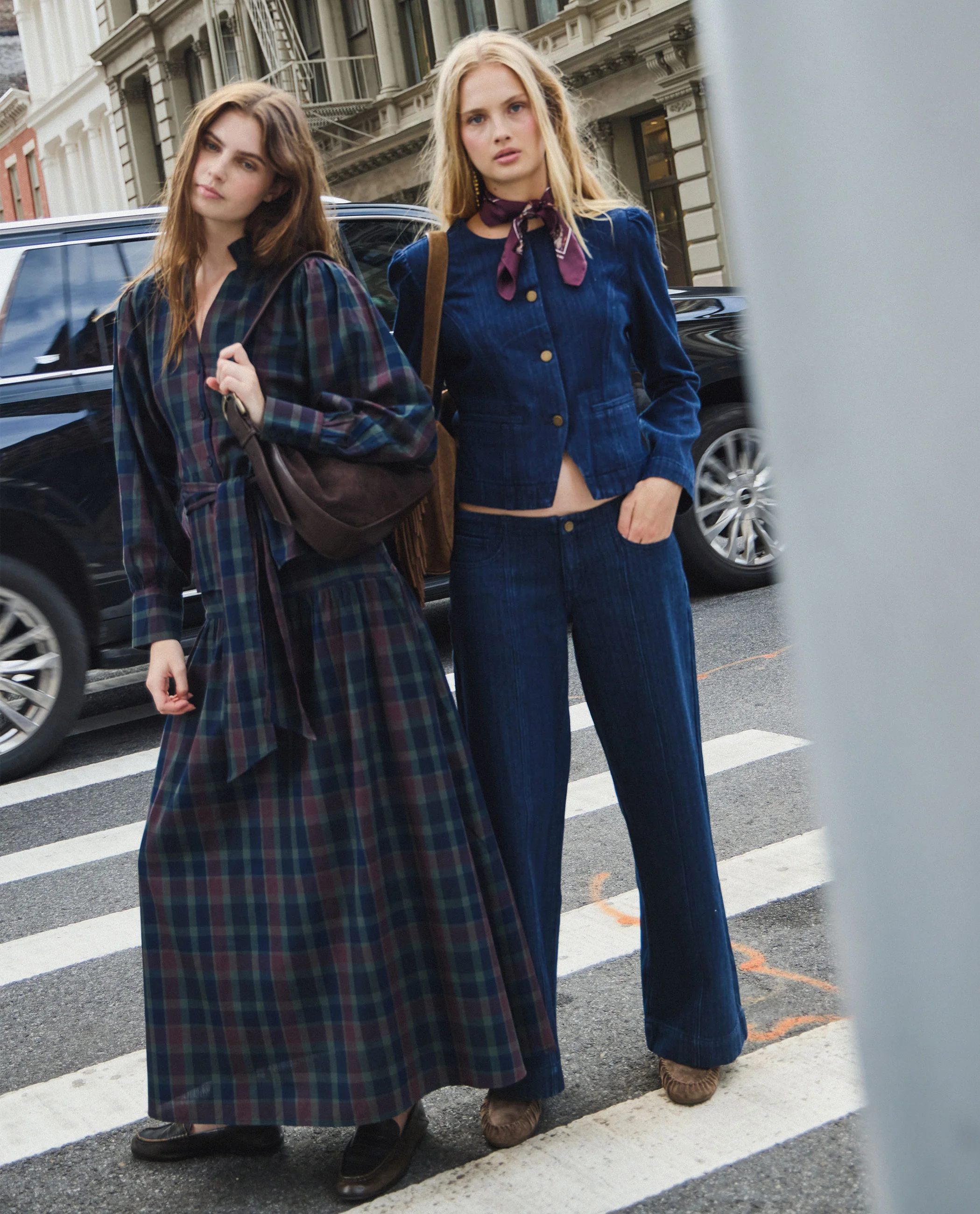 BLUSA TALK LATER · CUADROS TARTÁN - Image 5