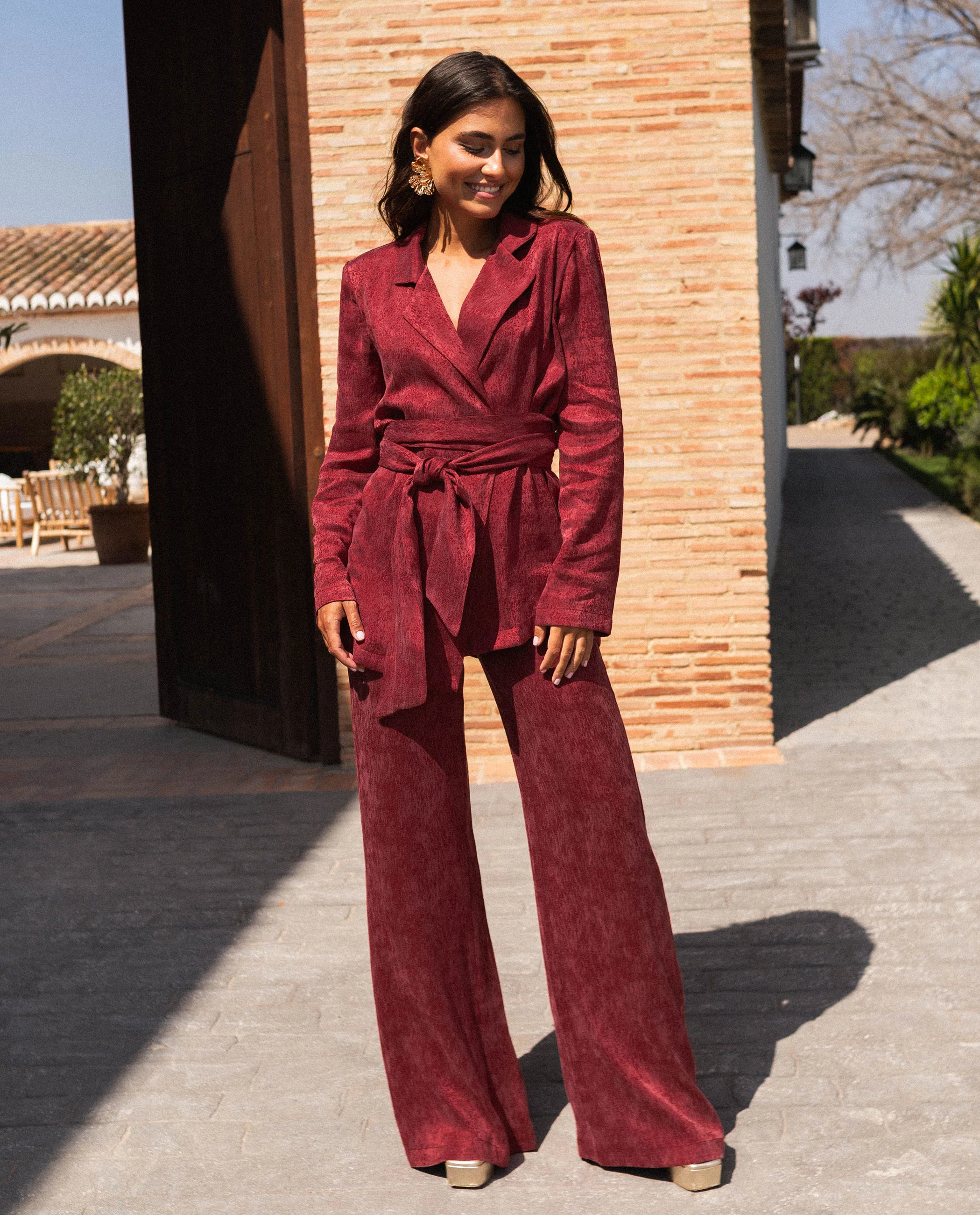 PANTALÓN JULIETTE · BURDEOS - Image 6