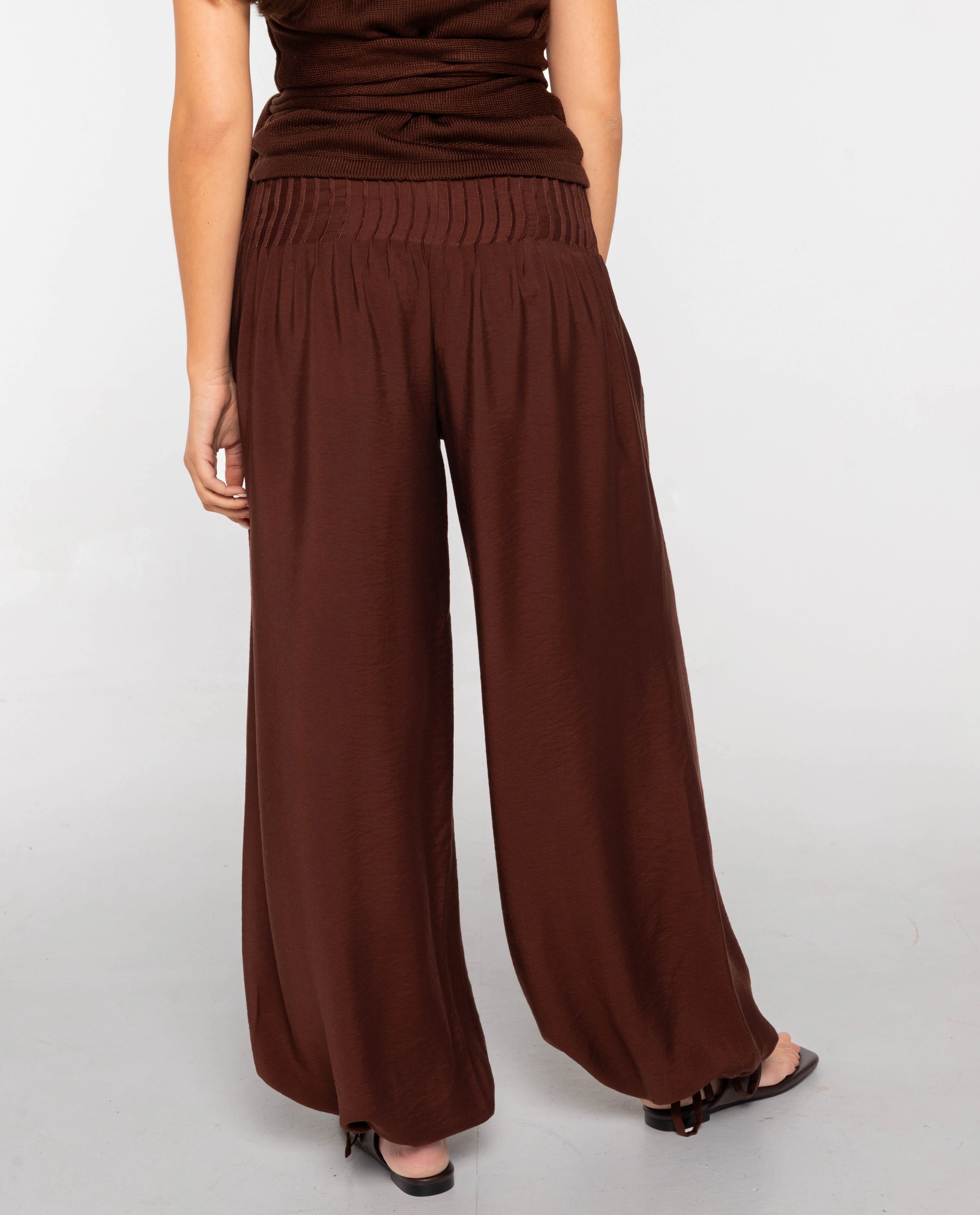 PANTALÓN SIDE BY SIDE · MARRÓN - Image 8