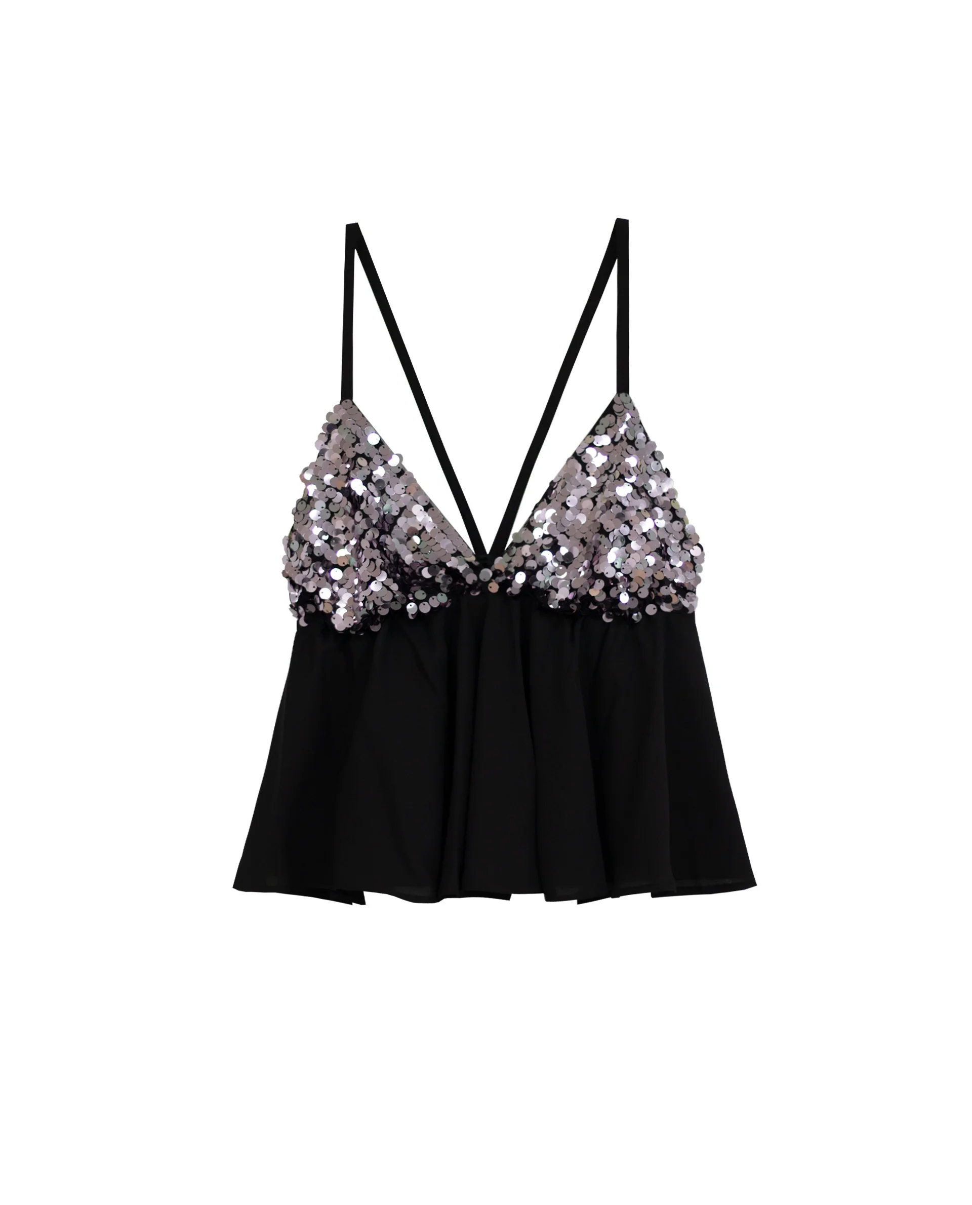 TRIANGLE TOP · NEGRO - Image 7