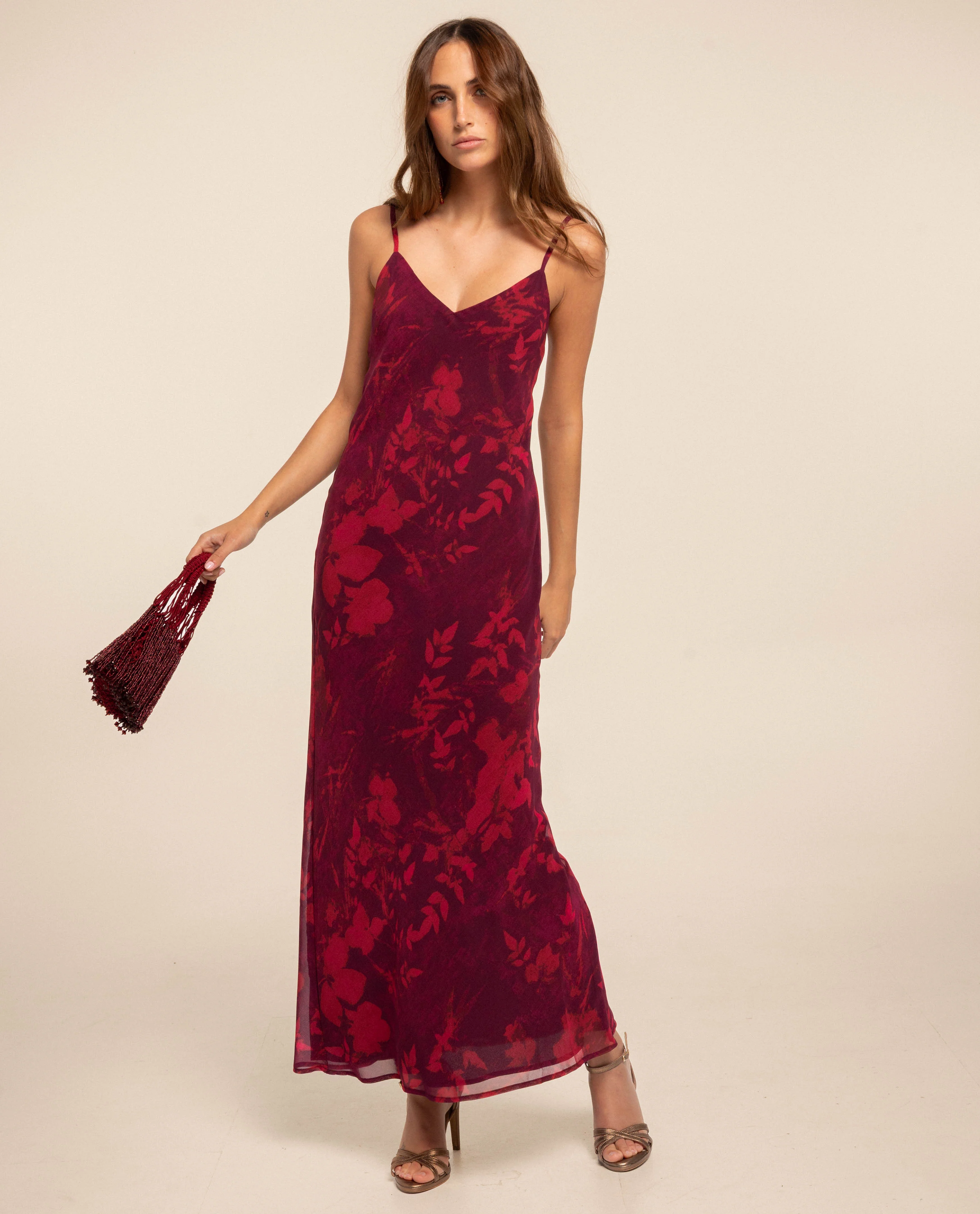 VESTIDO ADELA · GRANATE - Image 11