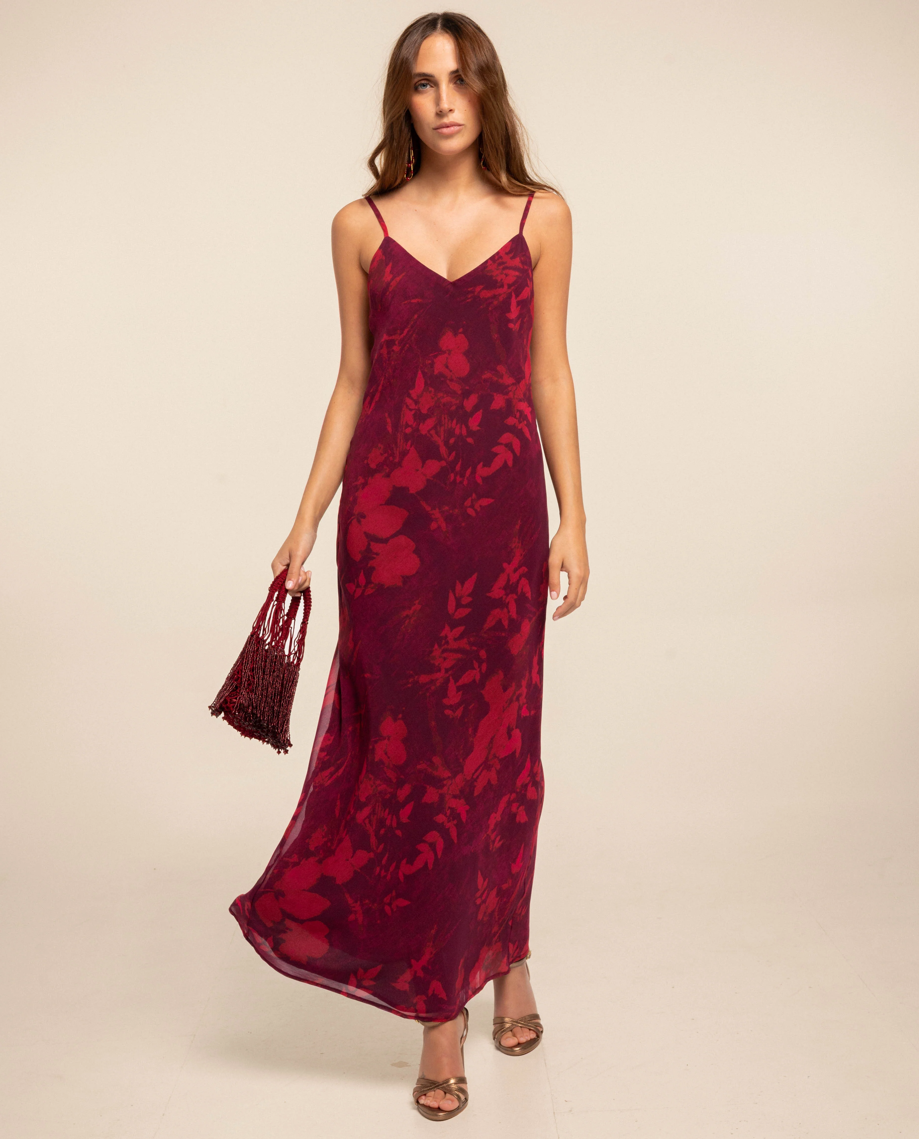 VESTIDO ADELA · GRANATE - Image 4