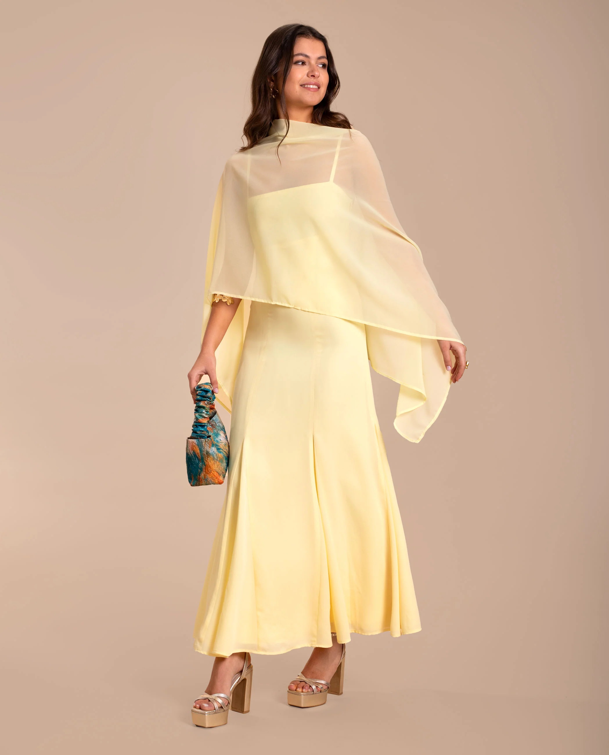 VESTIDO CARLOTA · AMARILLO - Image 3