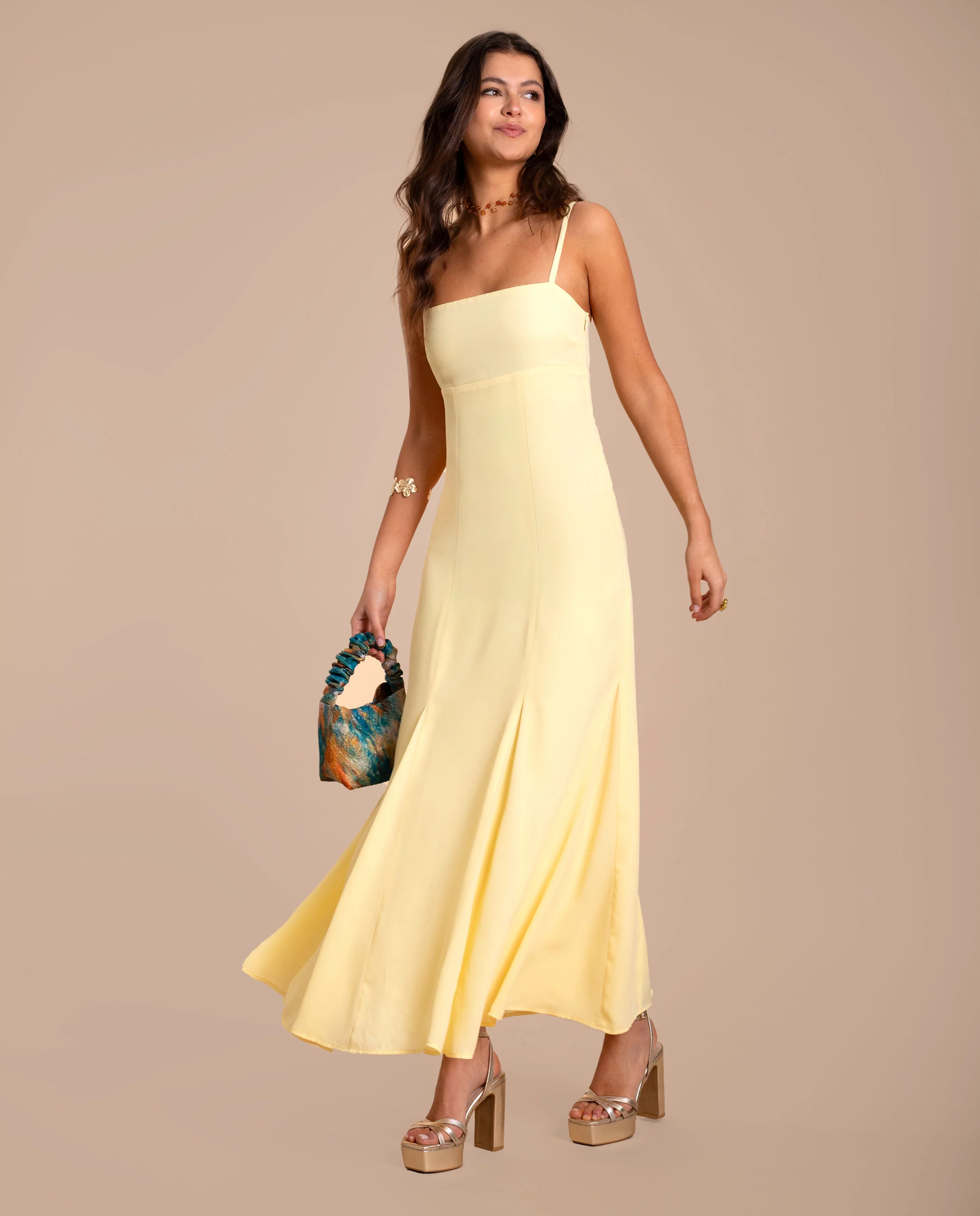 VESTIDO CARLOTA · AMARILLO - Image 4