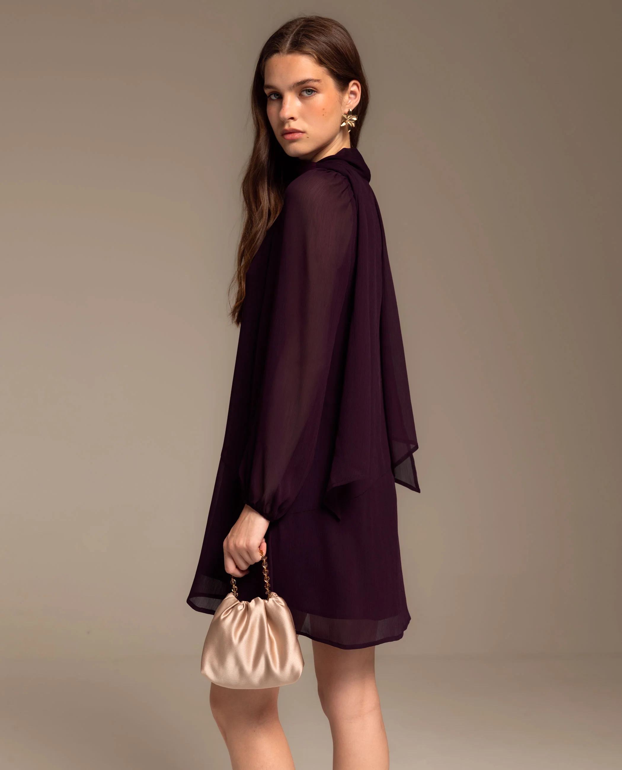 VESTIDO CAYETANA · CIRUELA - Image 5