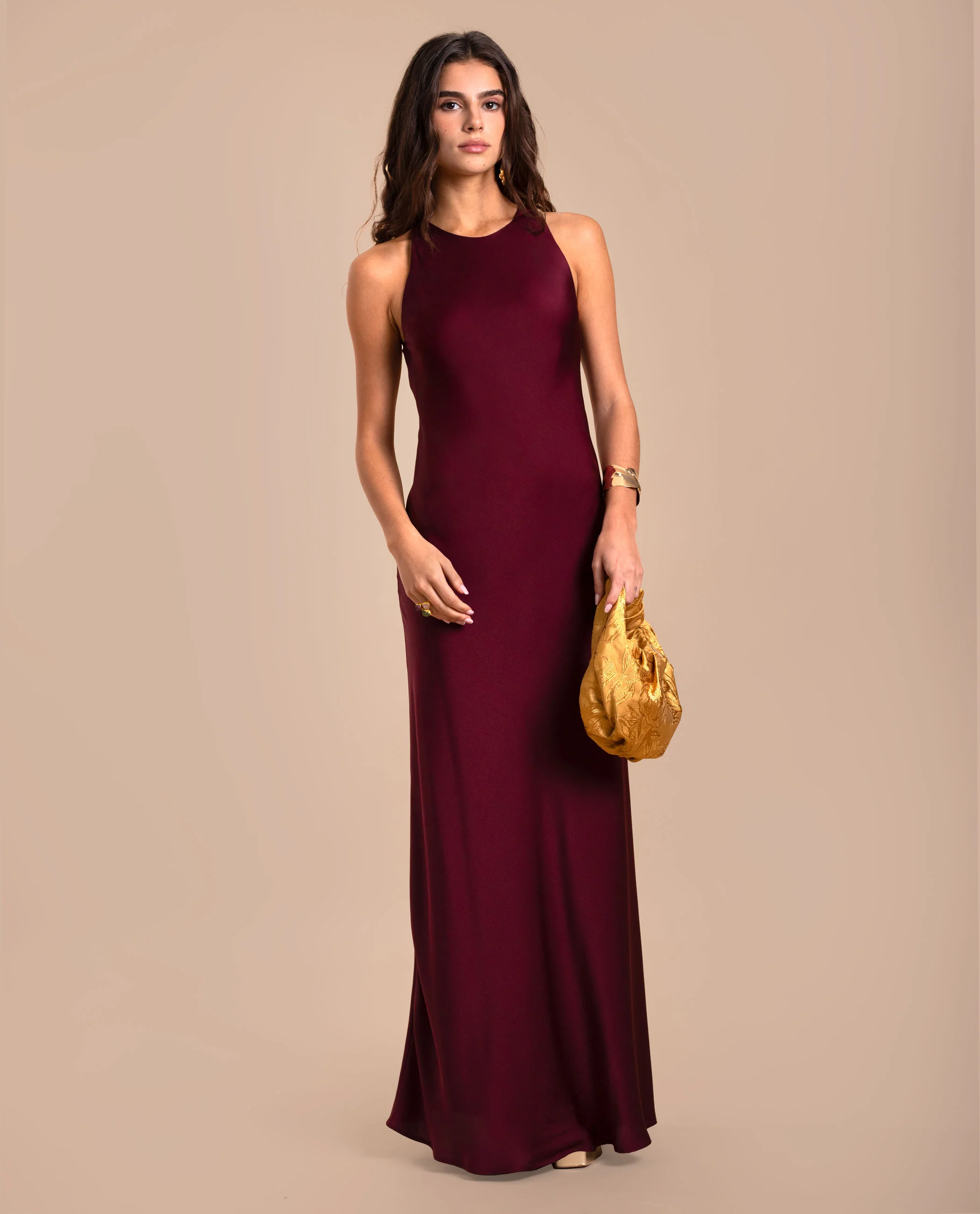 VESTIDO FEDERICA · BURDEOS - Image 4