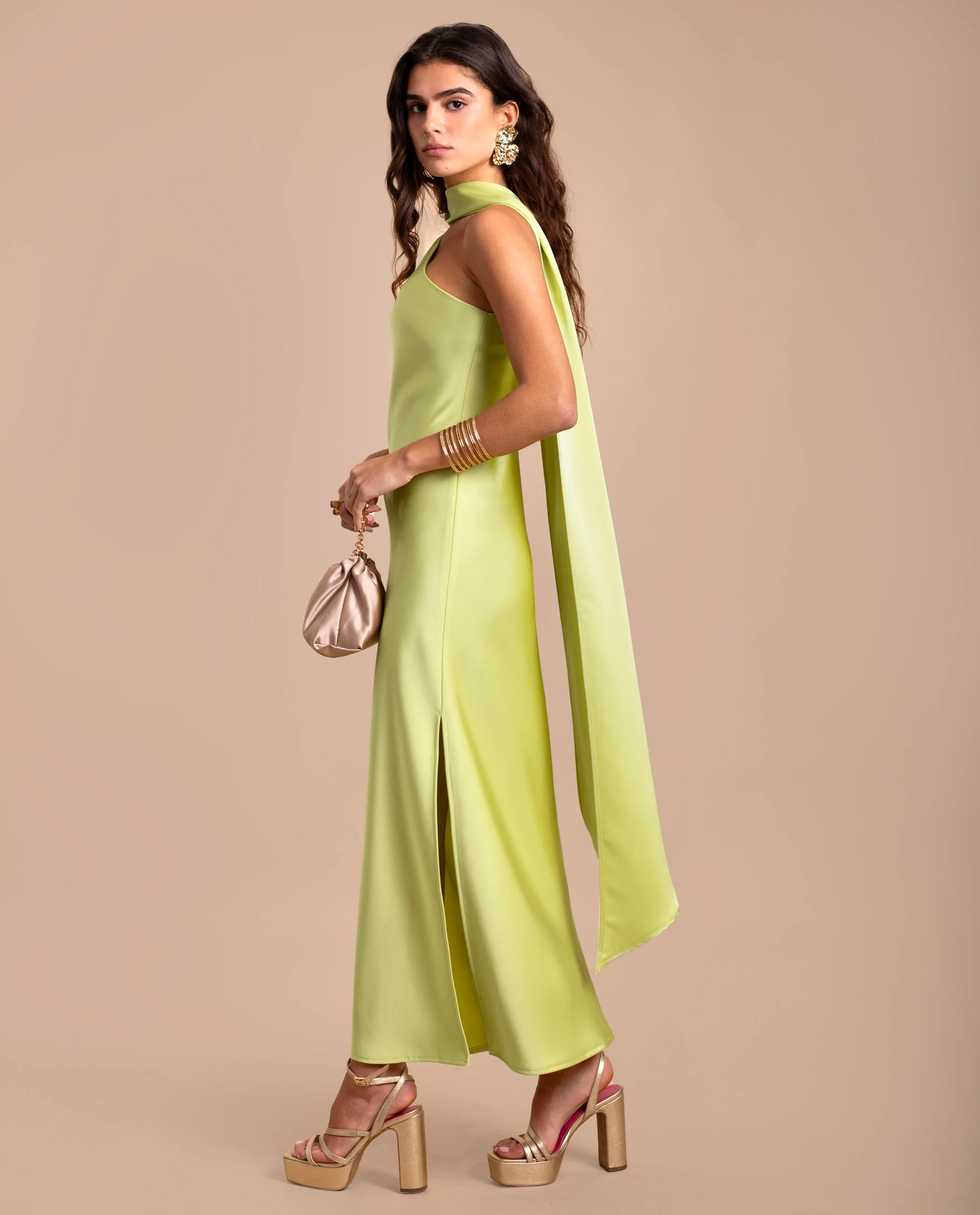 VESTIDO MRS. ABRIL · VERDE LIMA - Image 3