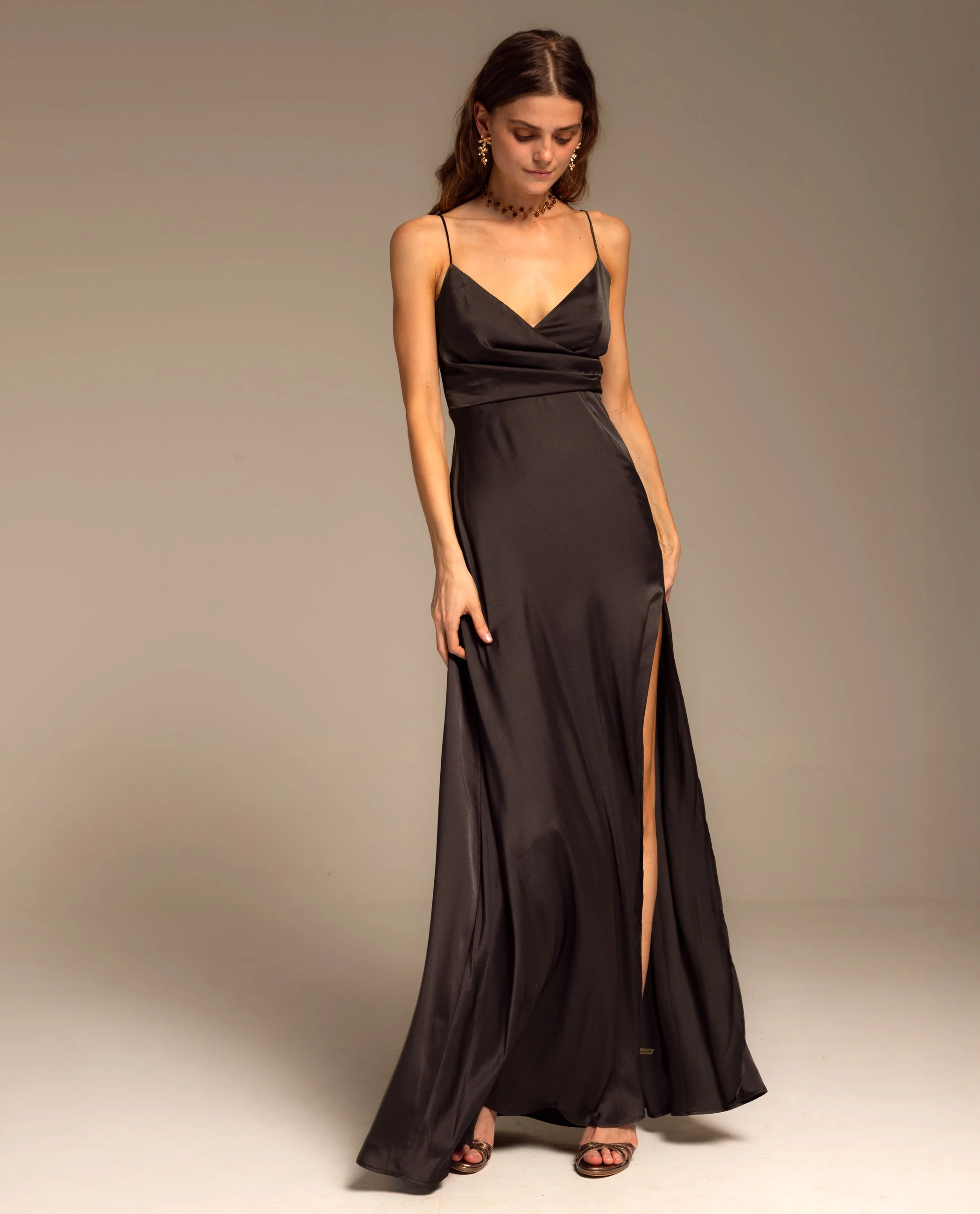 VESTIDO MRS. FERREIRA · MARRÓN - Image 3
