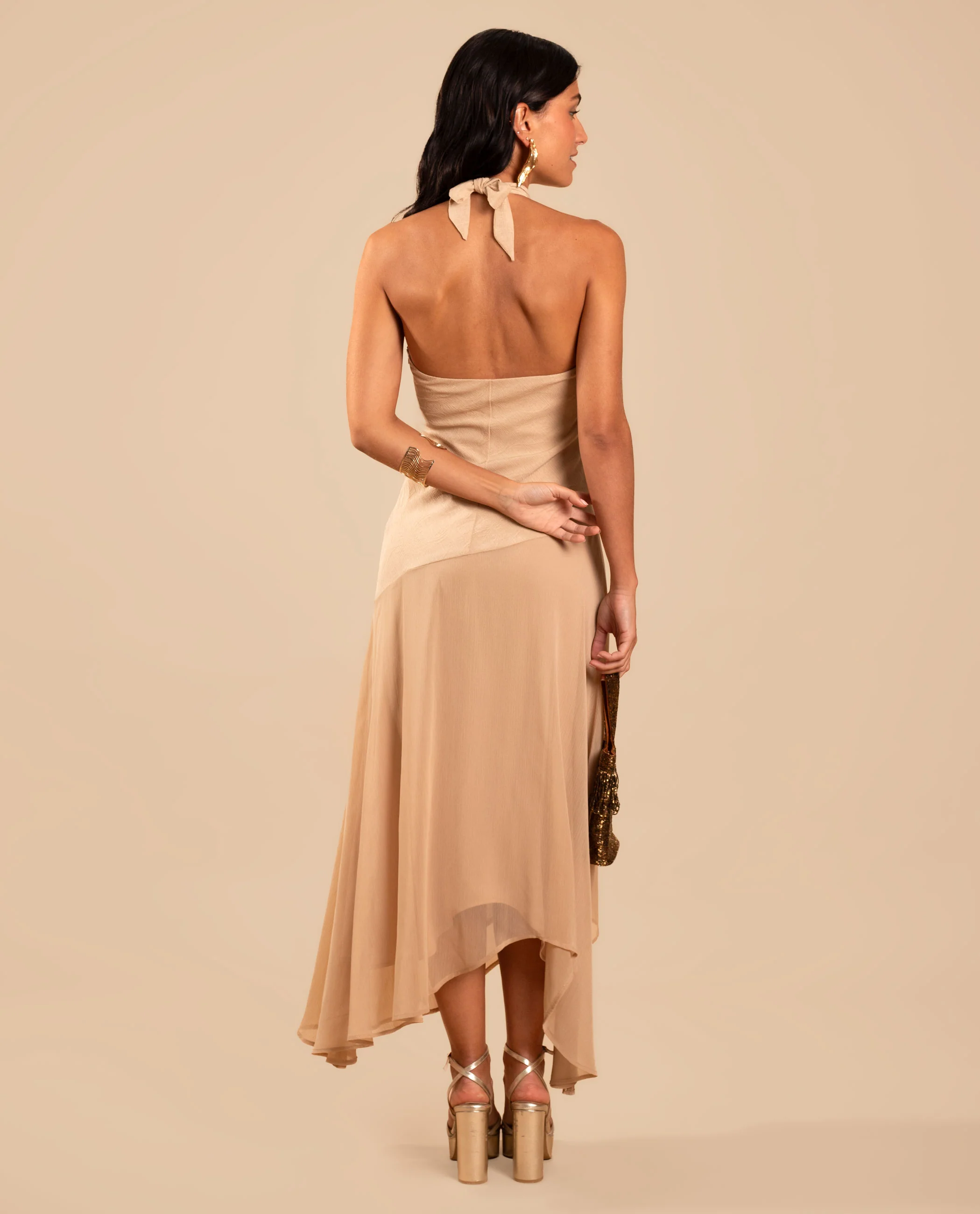 VESTIDO ONA · BEIGE - Image 5