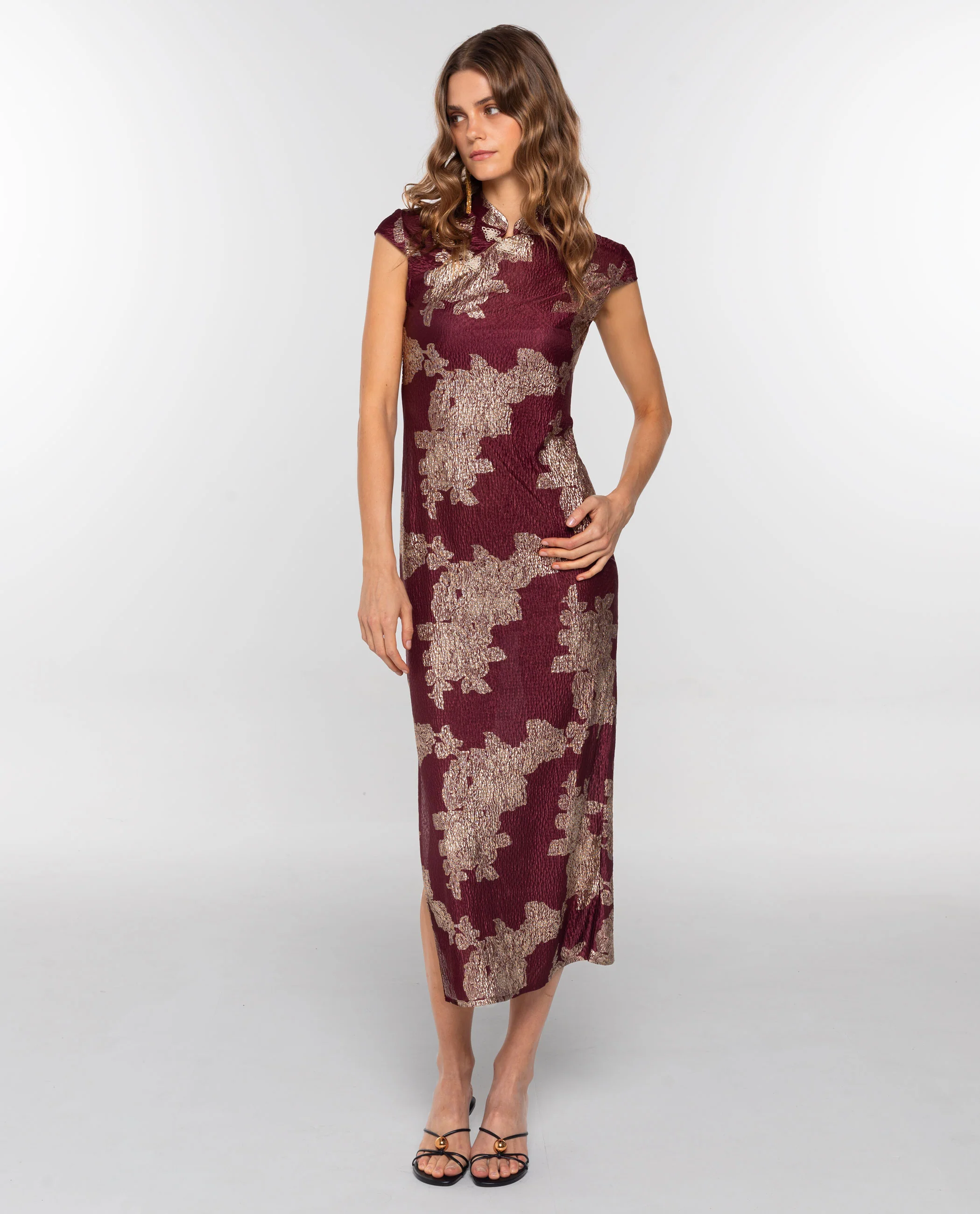 VESTIDO RUBY BLOOM · BURDEOS - Image 7