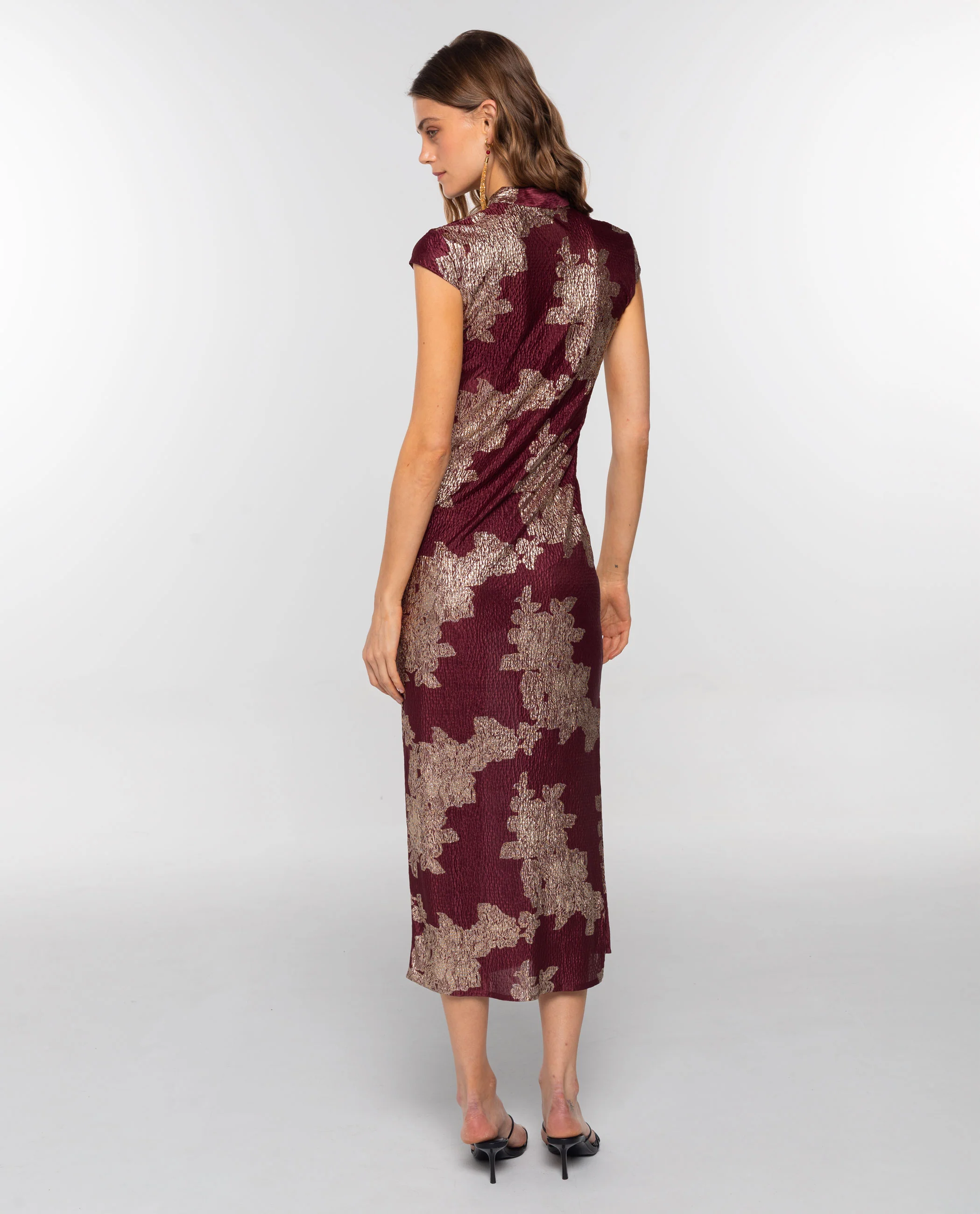 VESTIDO RUBY BLOOM · BURDEOS - Image 9