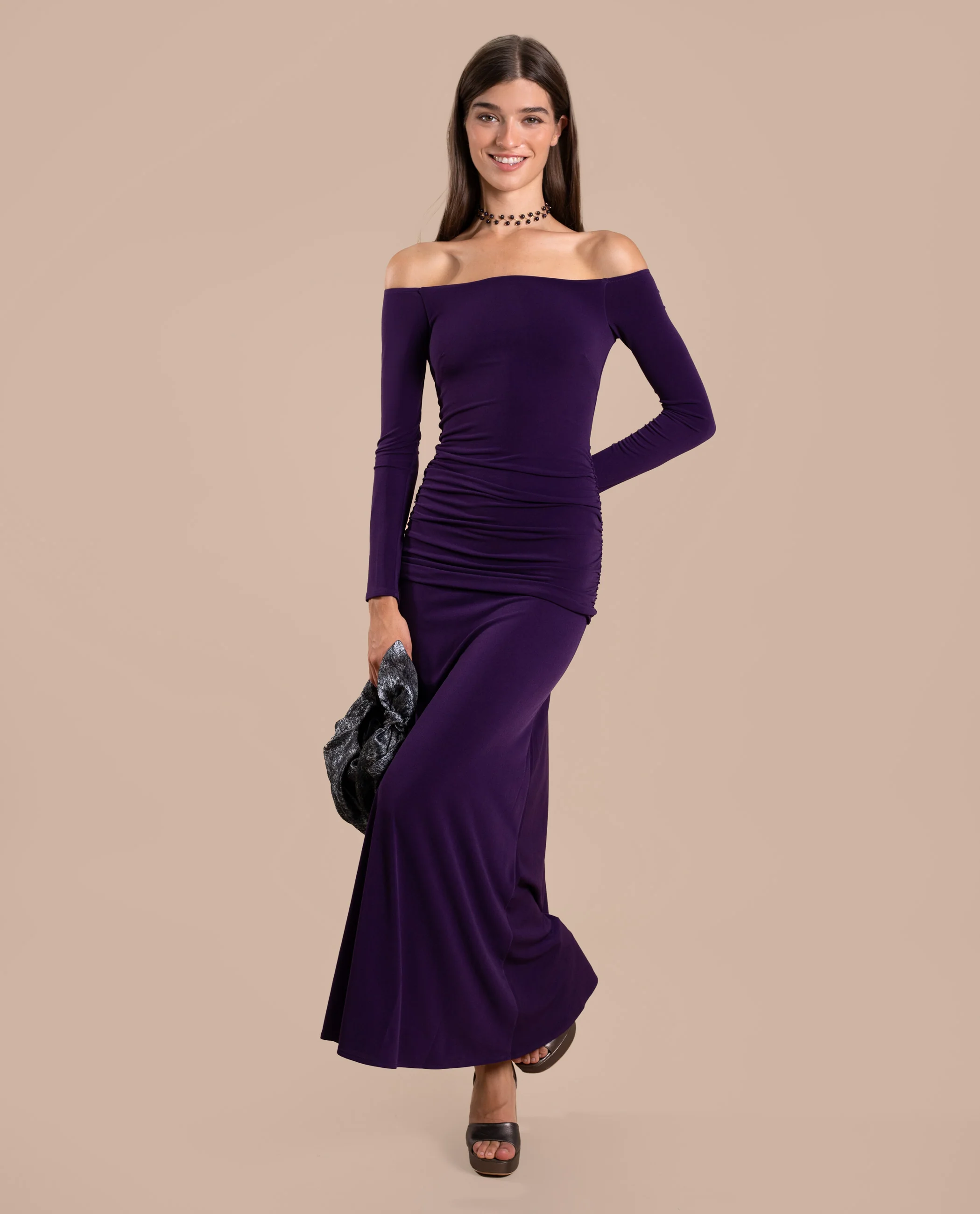 VESTIDO SOPHIE · MORADO - Image 3